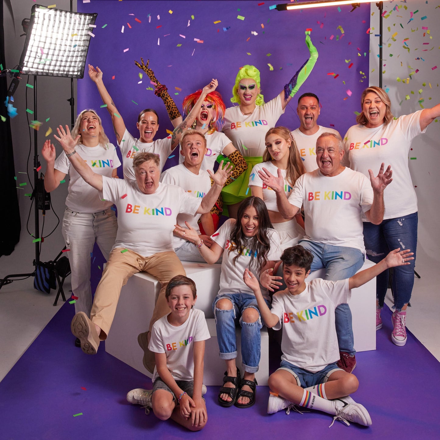 Janice Be Kind Rainbow Kids T-Shirt