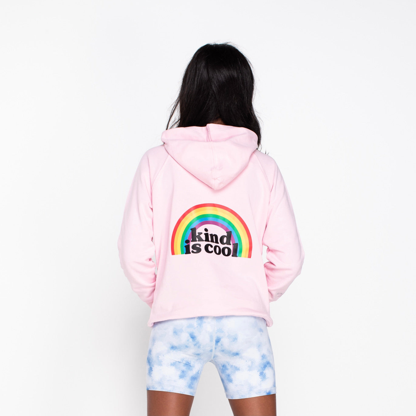 Sparkle Heart Crystal Rainbow Hoodie - Calakids