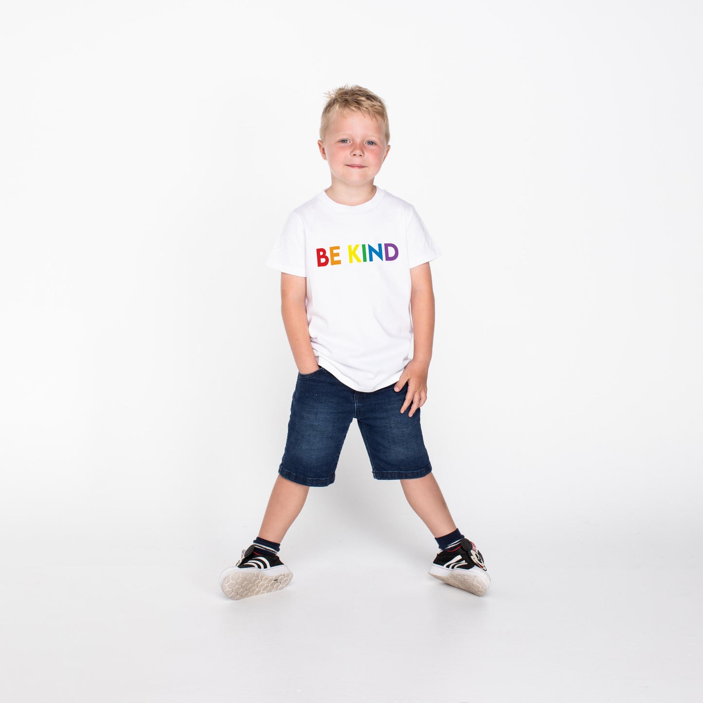 Janice Be Kind Rainbow Kids T-Shirt