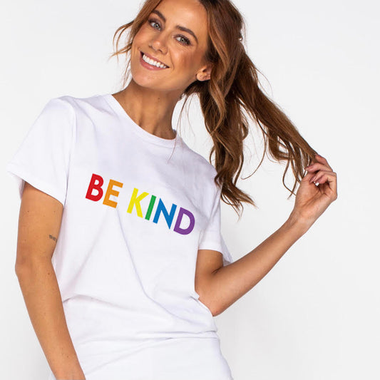 Janice Be Kind Rainbow Unisex T-Shirt (CLEARANCE)