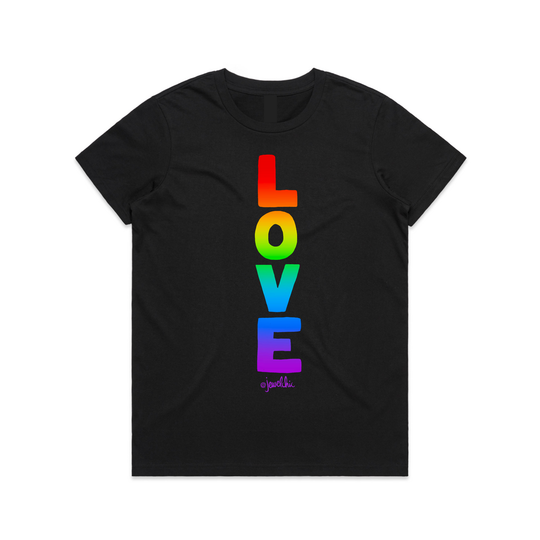 Jewelchic Love Womens T-shirt