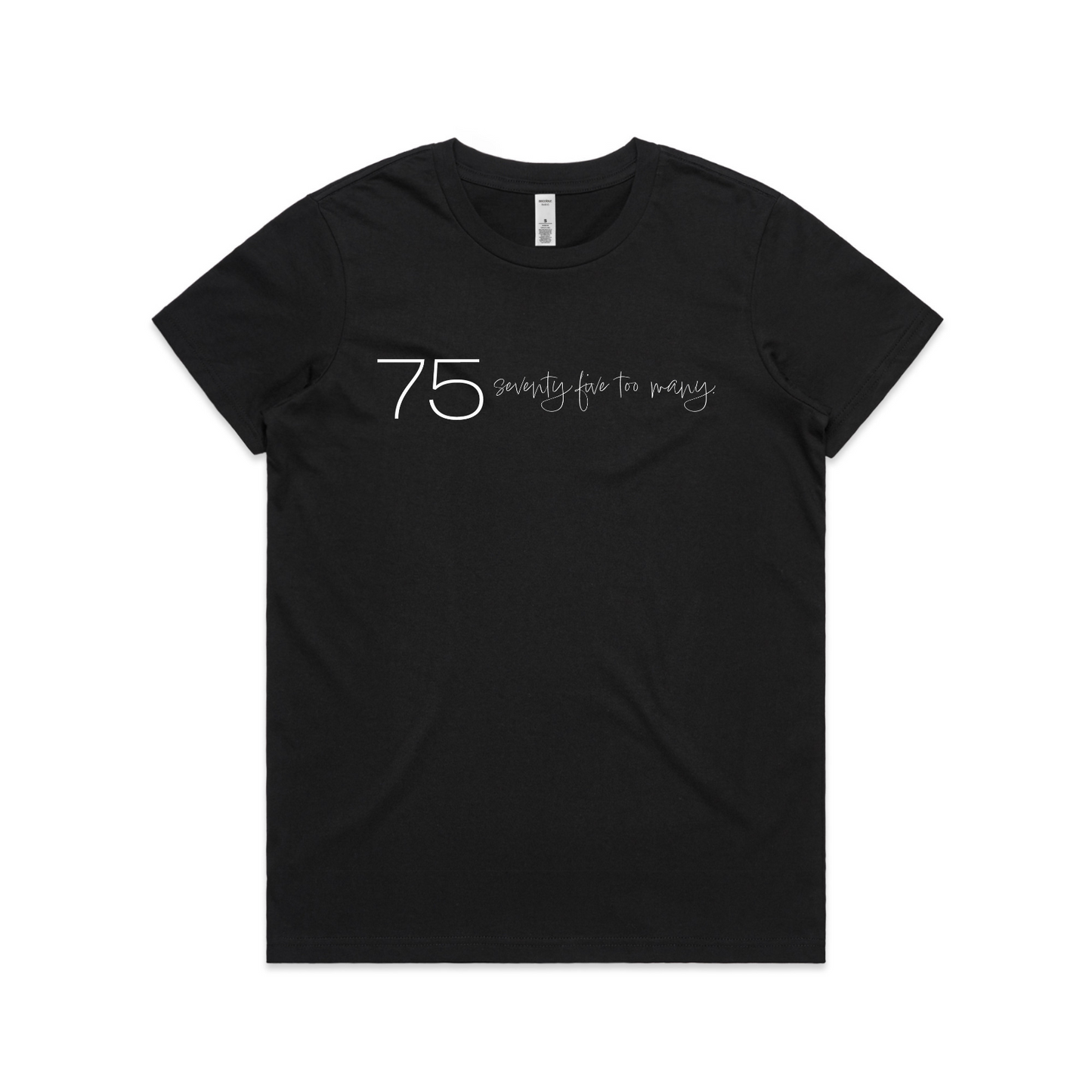 75. seventy five too many Vol 2 Womens T-Shirt