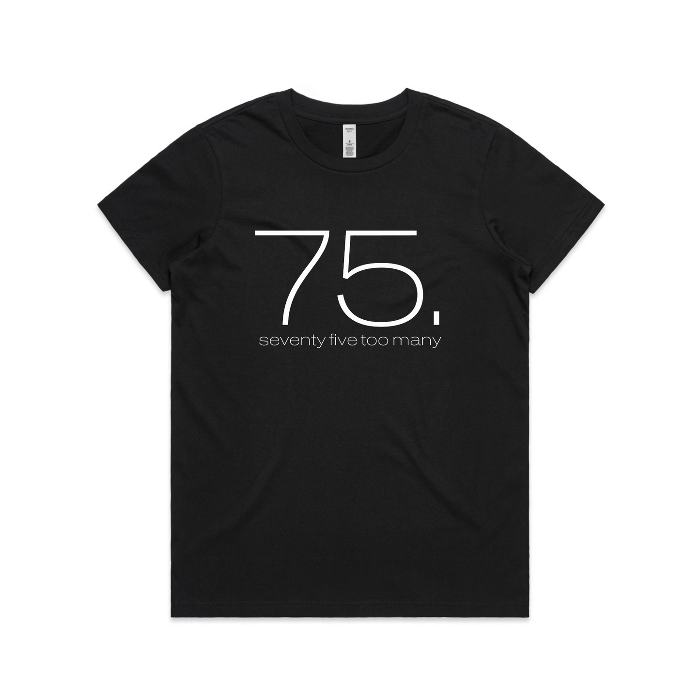 75. seventy five too many Vol 1 Womens T-Shirt