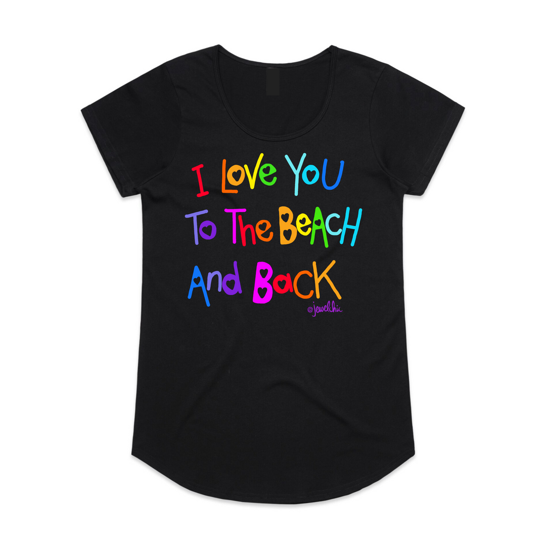 Jewelchic I Love You Womens Scoop T-shirt