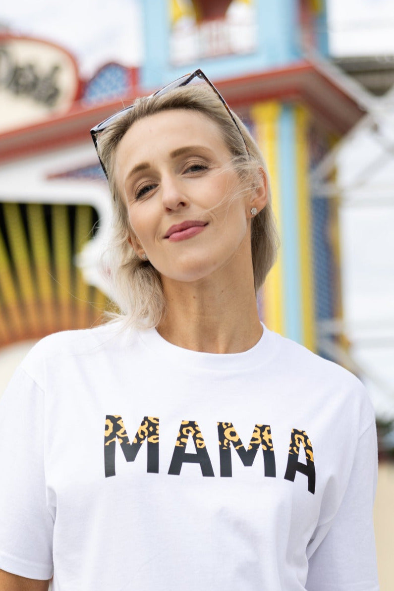 Mama Leopard 1 Womens T-shirt