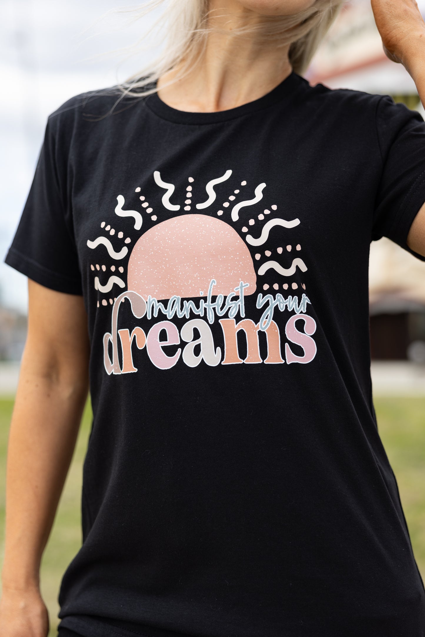 Manifest Your Dreams Womens T-shirt