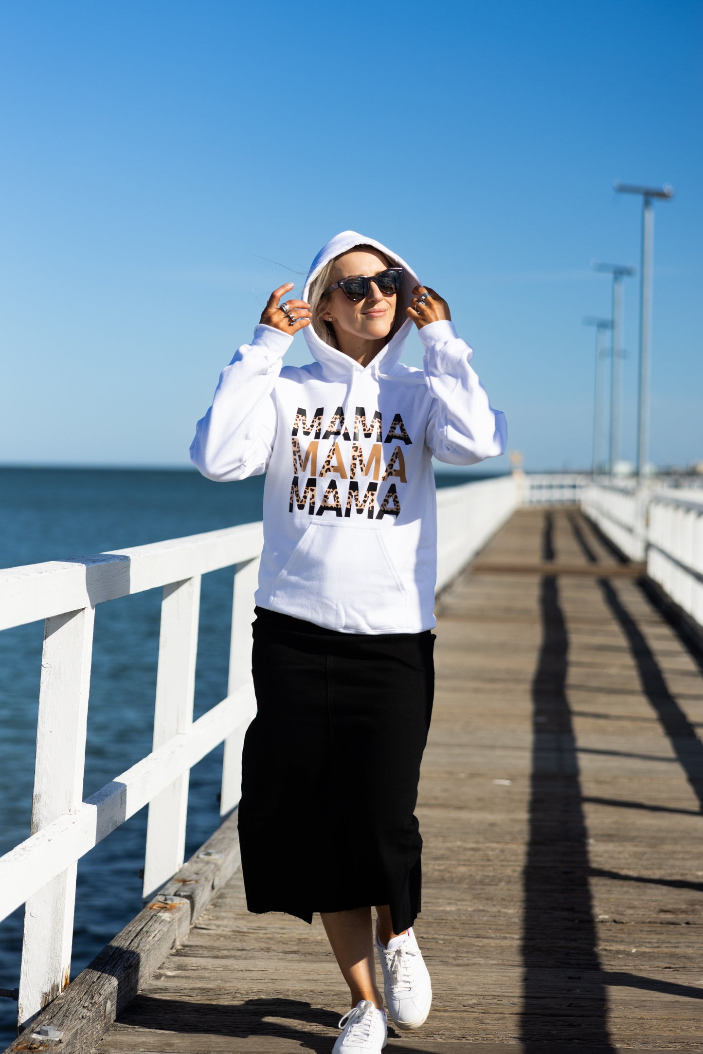 Mama Leopard Unisex Hoodie