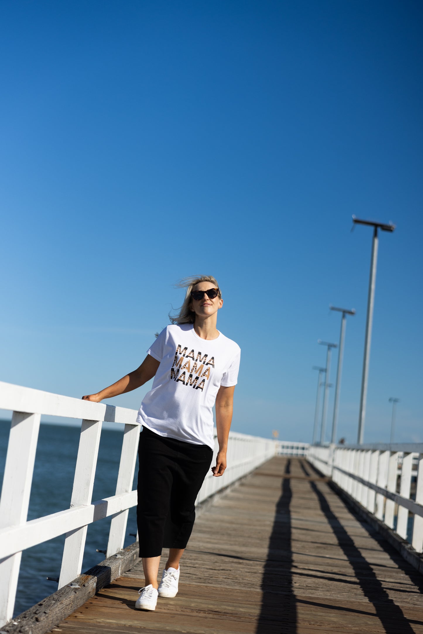 Mama Leopard Womens T-shirt