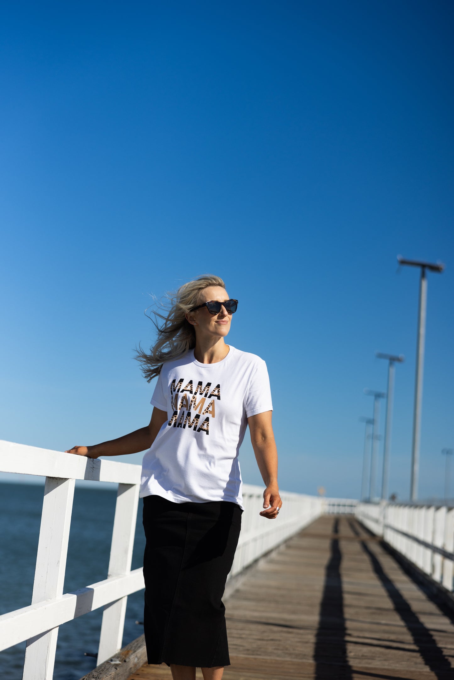 Mama Leopard Womens T-shirt