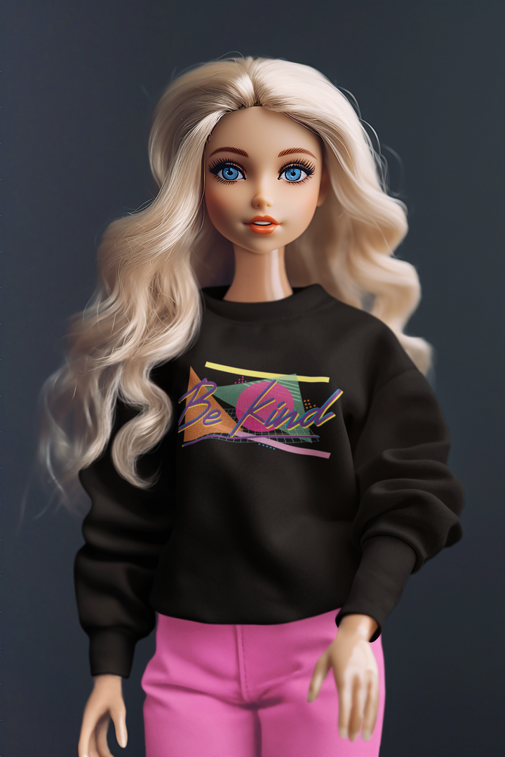 80's Barbie inspired Be Kind Unisex crew jumper