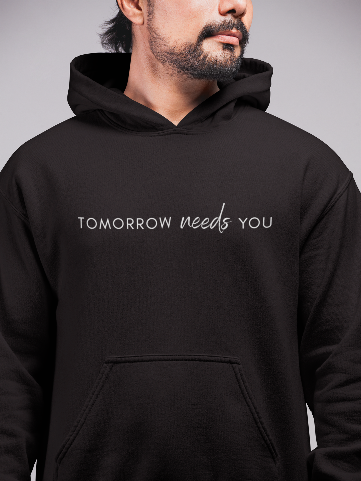 Hoodie of gray tomorrow clearance