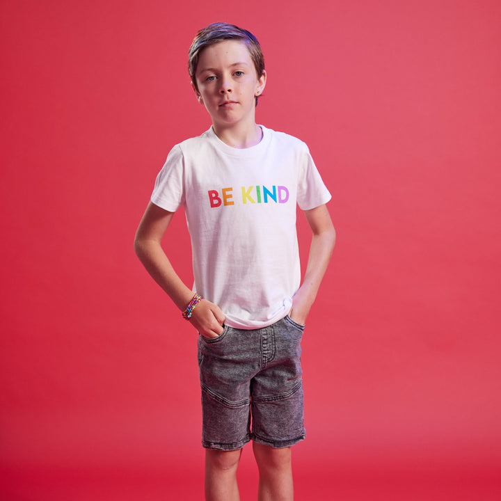 Janice Be Kind Rainbow Kids T-Shirt