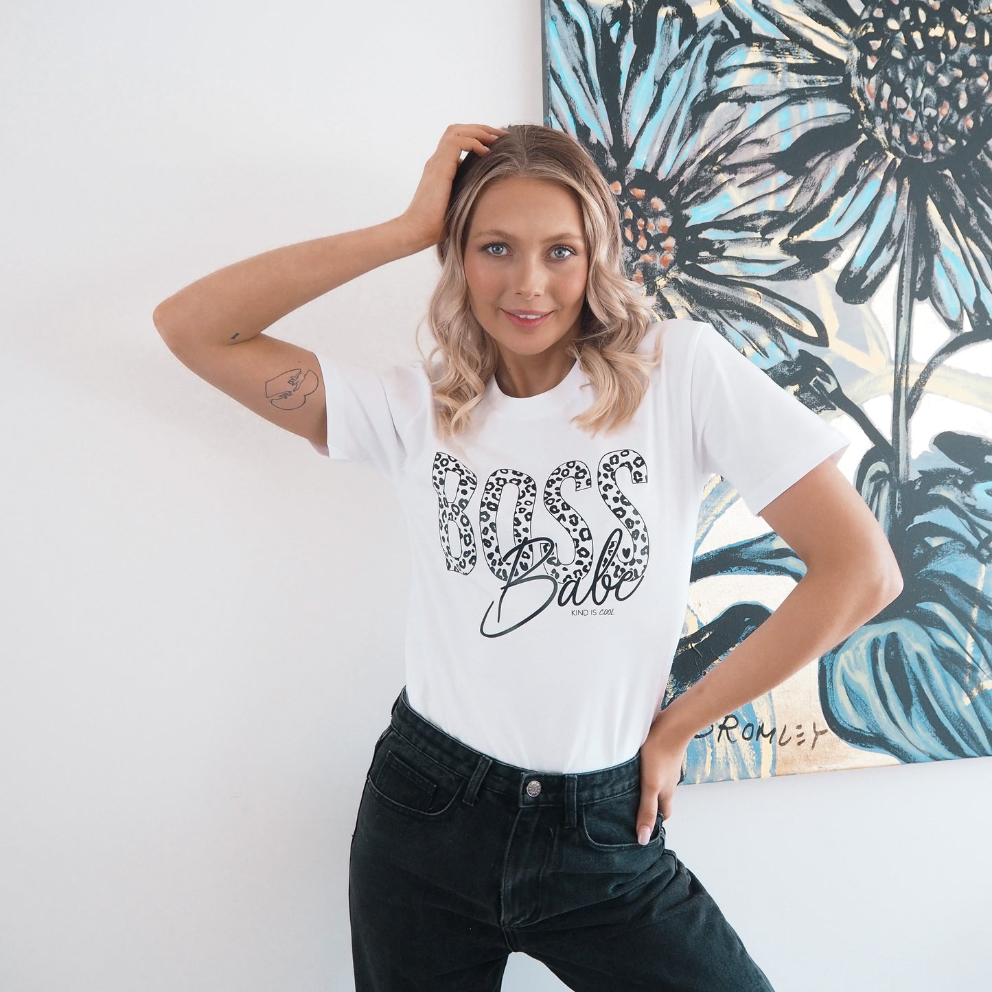 Boss Babe Leopard Unisex T-Shirt - Kind Is Cool