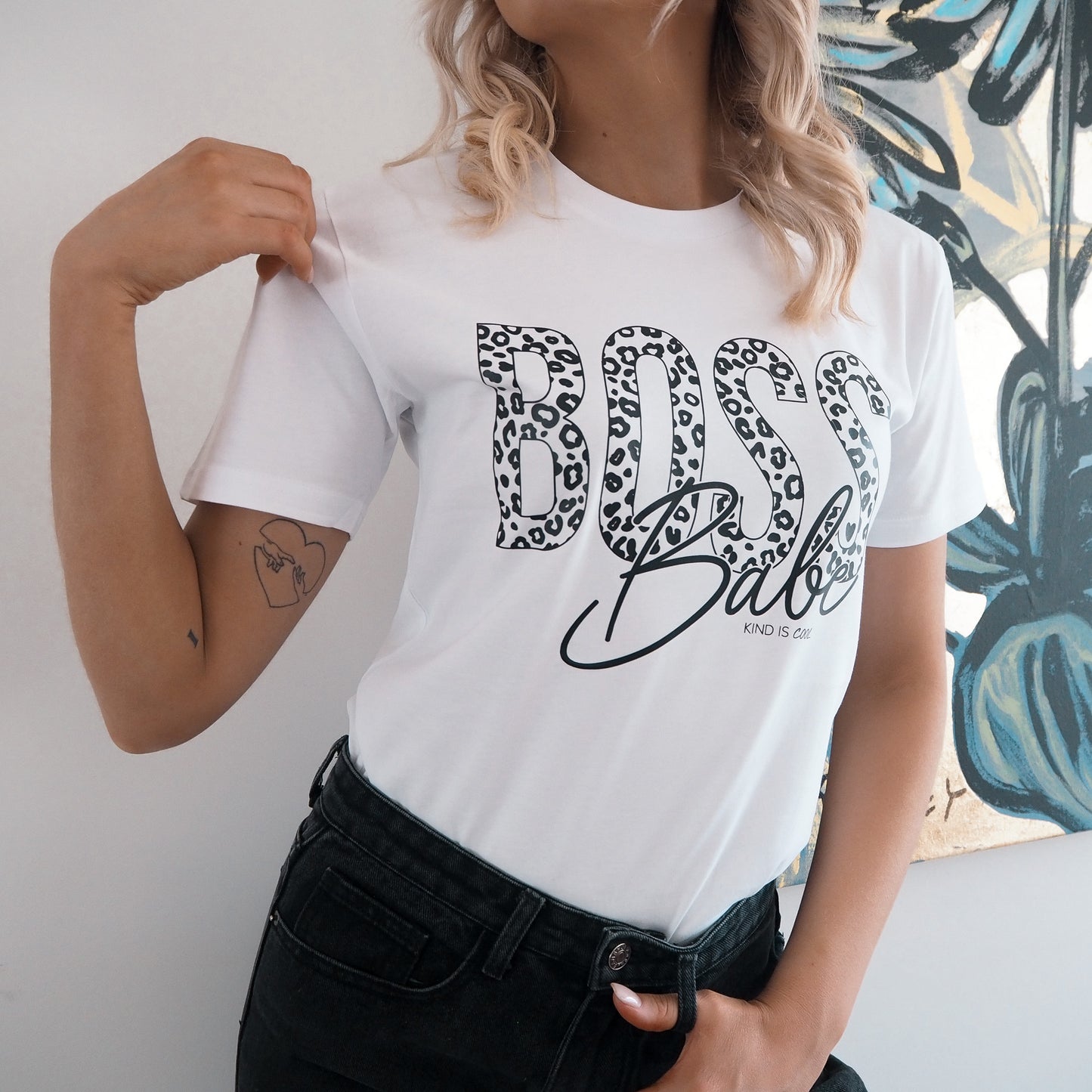 Boss Babe Leopard Unisex T-Shirt - Kind Is Cool