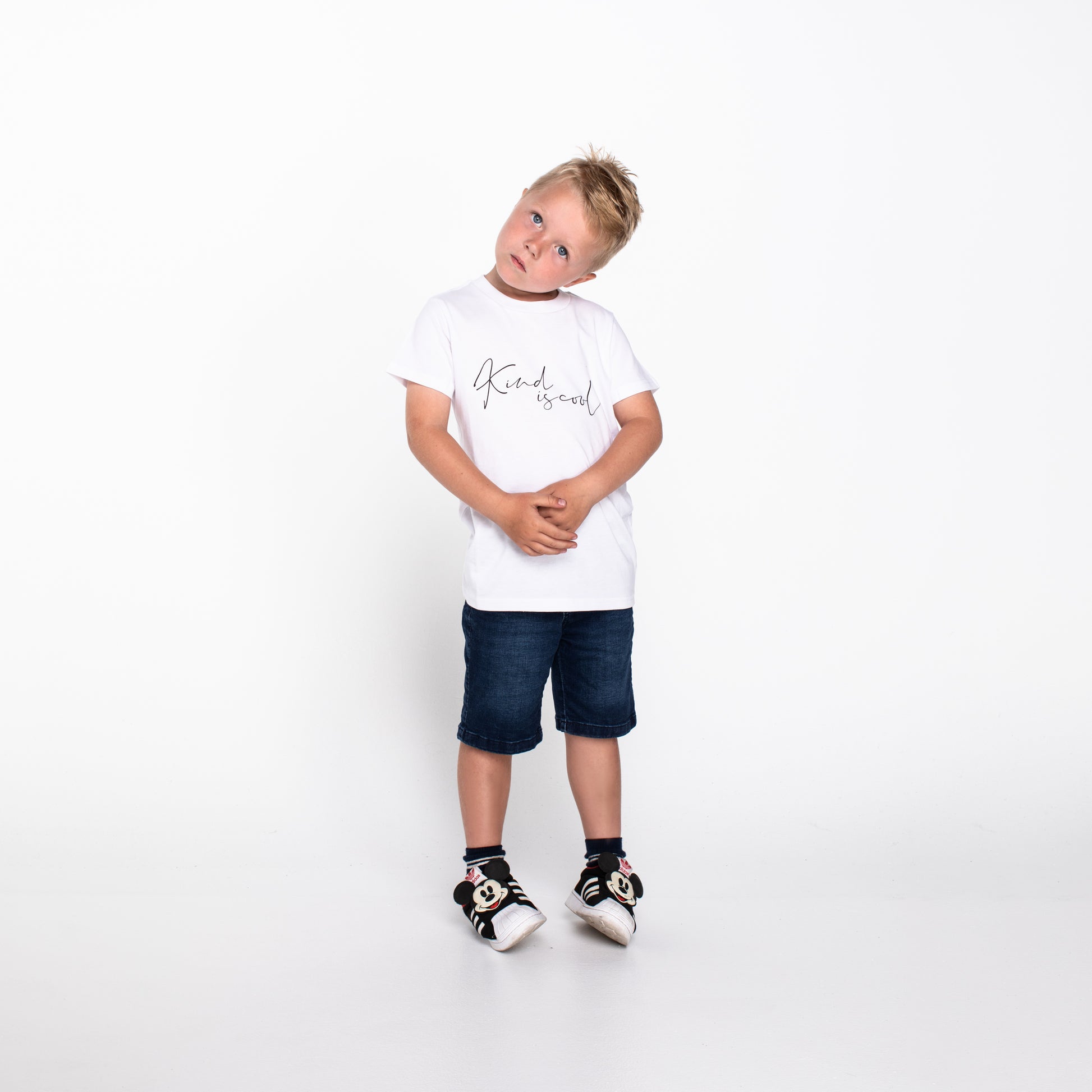 Kind Is Cool - Kind Is Cool T-shirt - Available in white and black, Mens, Womens and Kids