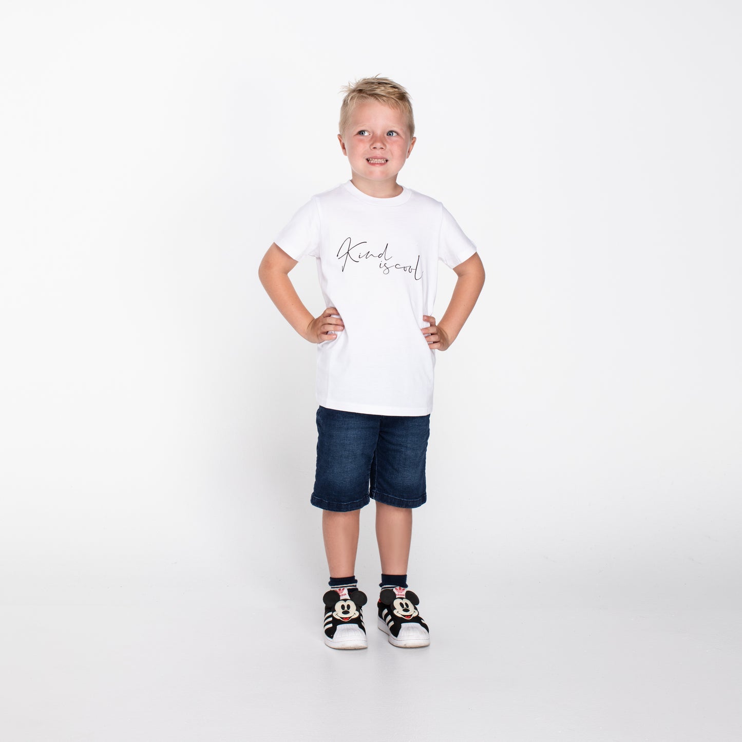 Kind Is Cool - Kind Is Cool T-shirt - Available in white and black, Mens, Womens and Kids