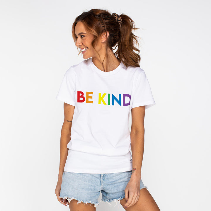 Janice Be Kind Rainbow Unisex T-Shirt