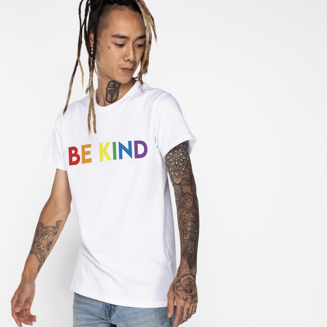 Janice Be Kind Rainbow Unisex T-Shirt